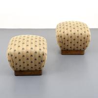 Pair of Marge Carson Souffle Poufs, Ottomans - Sold for $1,500 on 11-06-2021 (Lot 70).jpg